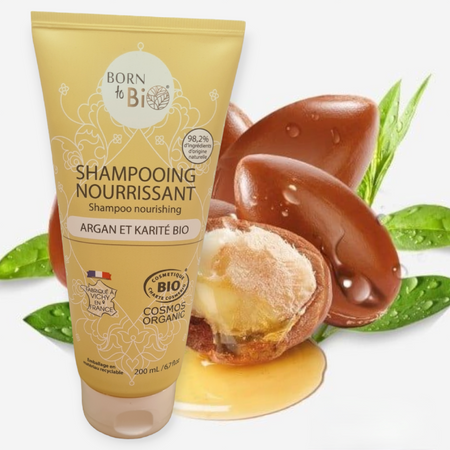 Shampoing Nourrissant Argan & Karité - Certifié Bio